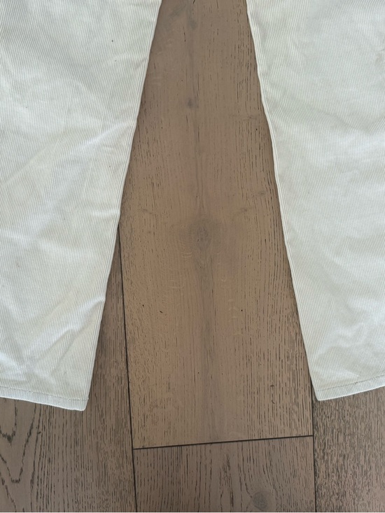 Brandy Melville Cream 100% Cotton Corduroy Flare Pants size Small - Picture 11 of 11